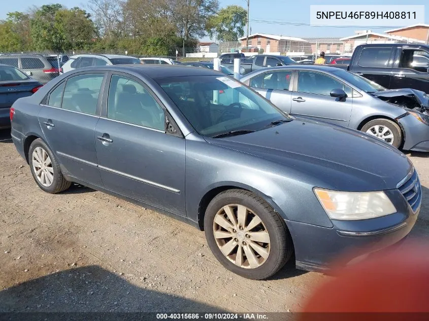 5NPEU46F89H408811 2009 Hyundai Sonata Limited V6