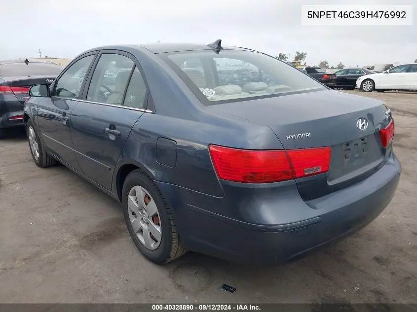 5NPET46C39H476992 2009 Hyundai Sonata Gls