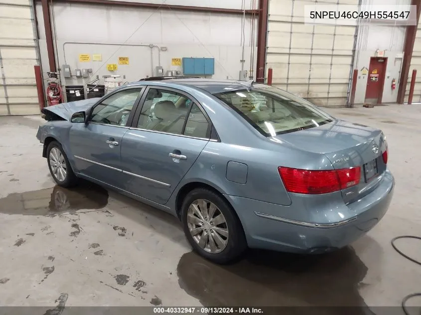 5NPEU46C49H554547 2009 Hyundai Sonata Se/Limited