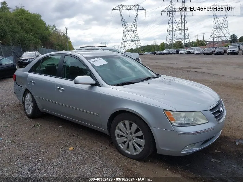 2009 Hyundai Sonata Limited V6 VIN: 5NPEU46F09H551011 Lot: 40352429