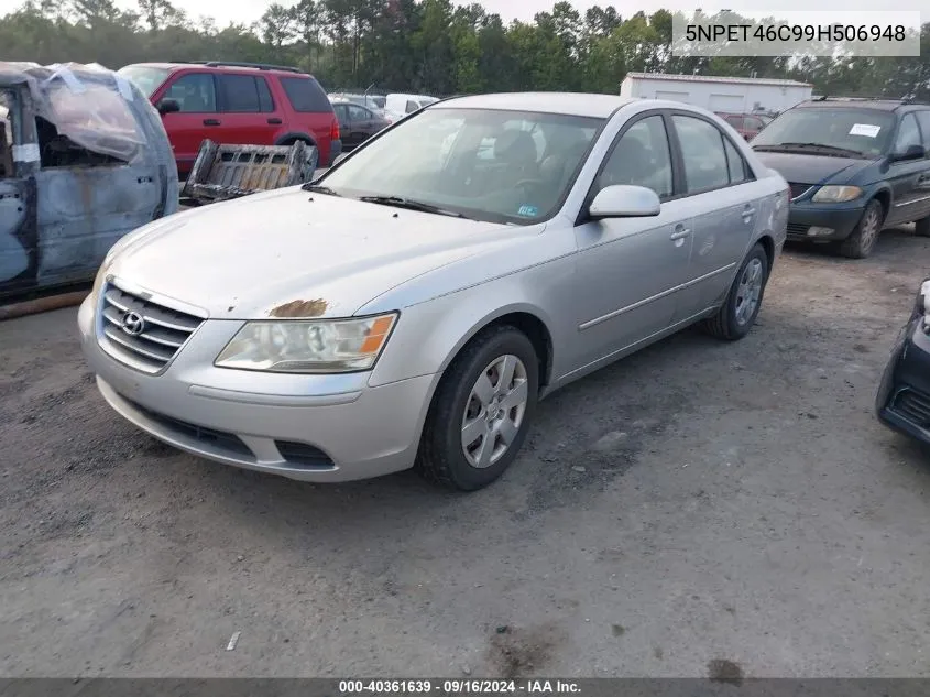 5NPET46C99H506948 2009 Hyundai Sonata Gls