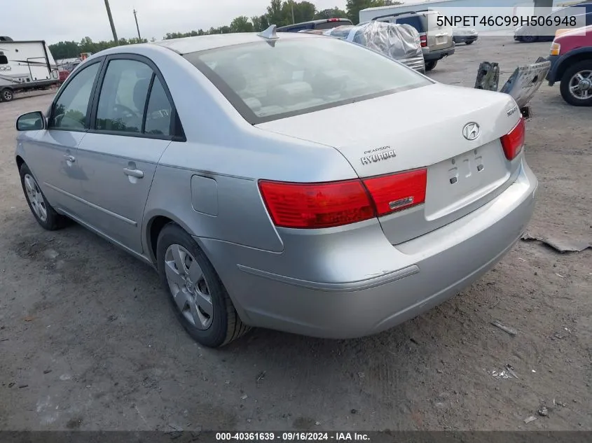 5NPET46C99H506948 2009 Hyundai Sonata Gls