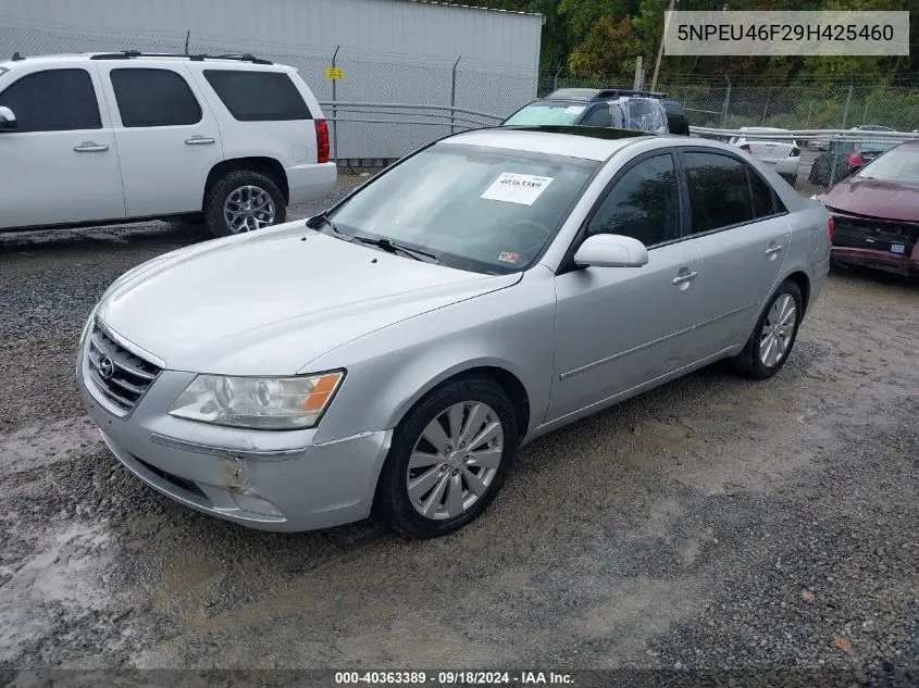 5NPEU46F29H425460 2009 Hyundai Sonata Se/Limited