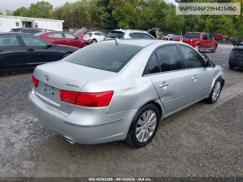 2009 Hyundai Sonata Se/Limited VIN: 5NPEU46F29H425460 Lot: 40363389