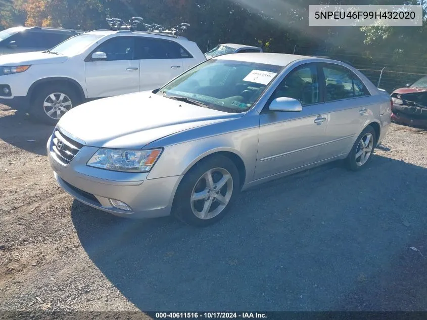 2009 Hyundai Sonata Se V6 VIN: 5NPEU46F99H432020 Lot: 40611516