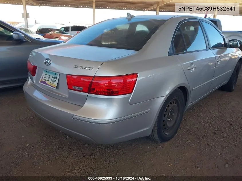 2009 Hyundai Sonata Gls VIN: 5NPET46C39H532641 Lot: 40625999