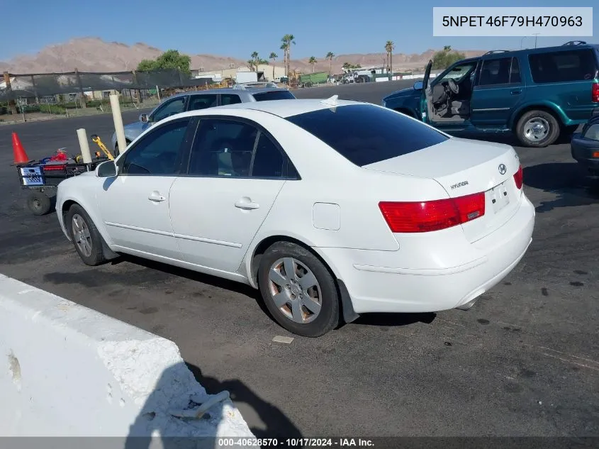 2009 Hyundai Sonata Gls V6 VIN: 5NPET46F79H470963 Lot: 40628570