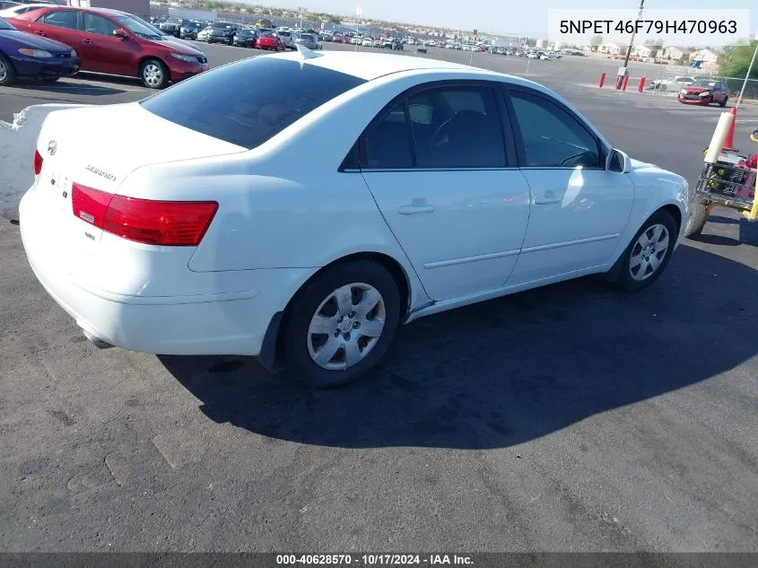 5NPET46F79H470963 2009 Hyundai Sonata Gls V6