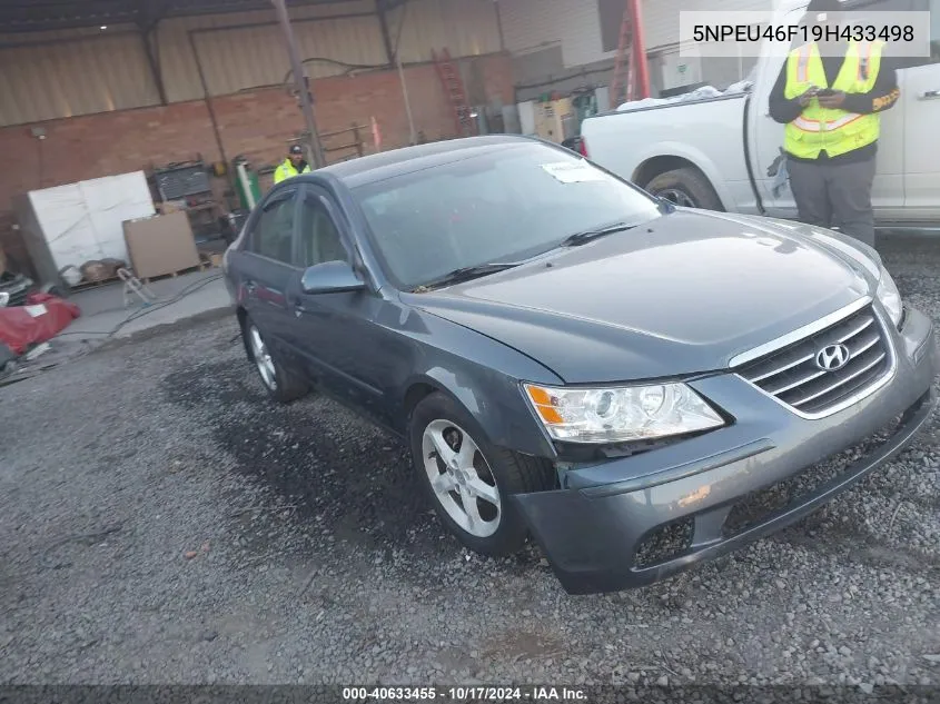 2009 Hyundai Sonata Se V6 VIN: 5NPEU46F19H433498 Lot: 40633455