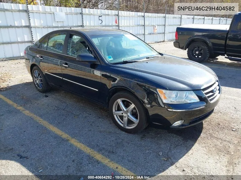 2009 Hyundai Sonata Limited VIN: 5NPEU46C29H404582 Lot: 40654292