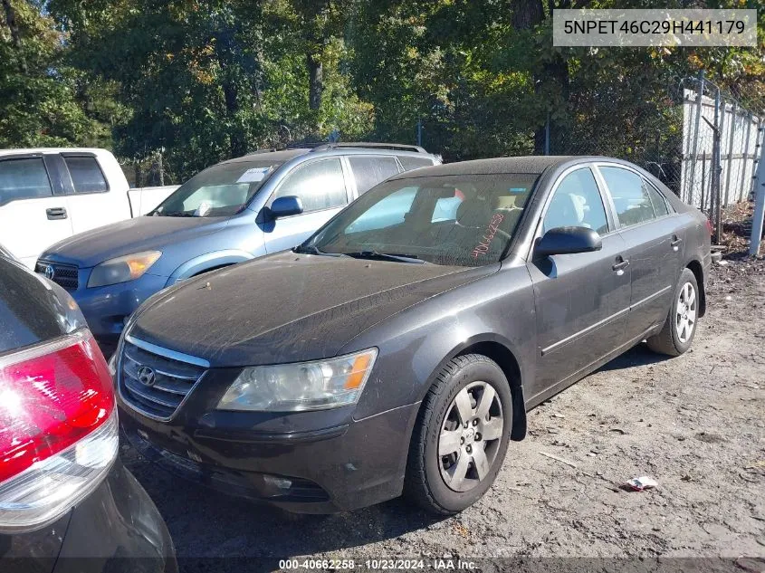 2009 Hyundai Sonata Gls VIN: 5NPET46C29H441179 Lot: 40662258