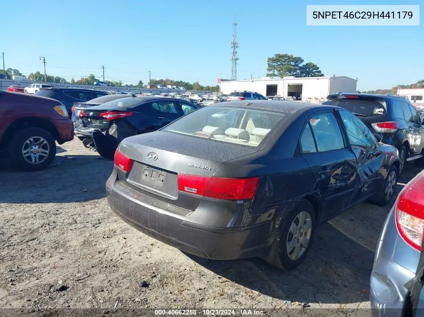 2009 Hyundai Sonata Gls VIN: 5NPET46C29H441179 Lot: 40662258