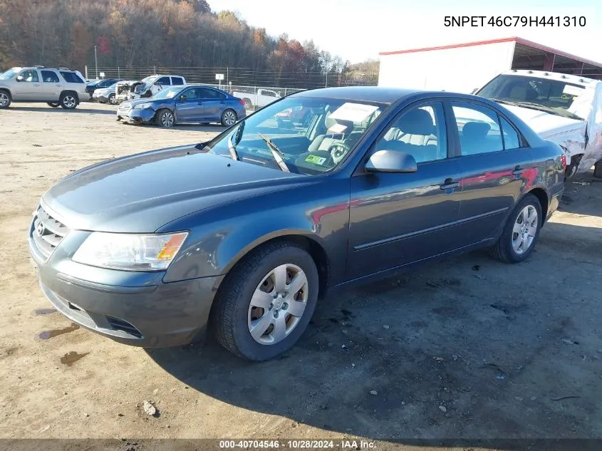 2009 Hyundai Sonata Gls VIN: 5NPET46C79H441310 Lot: 40704546