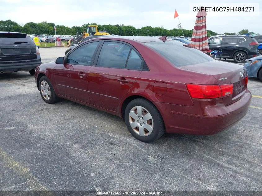 2009 Hyundai Sonata Gls VIN: 5NPET46C79H484271 Lot: 40712662