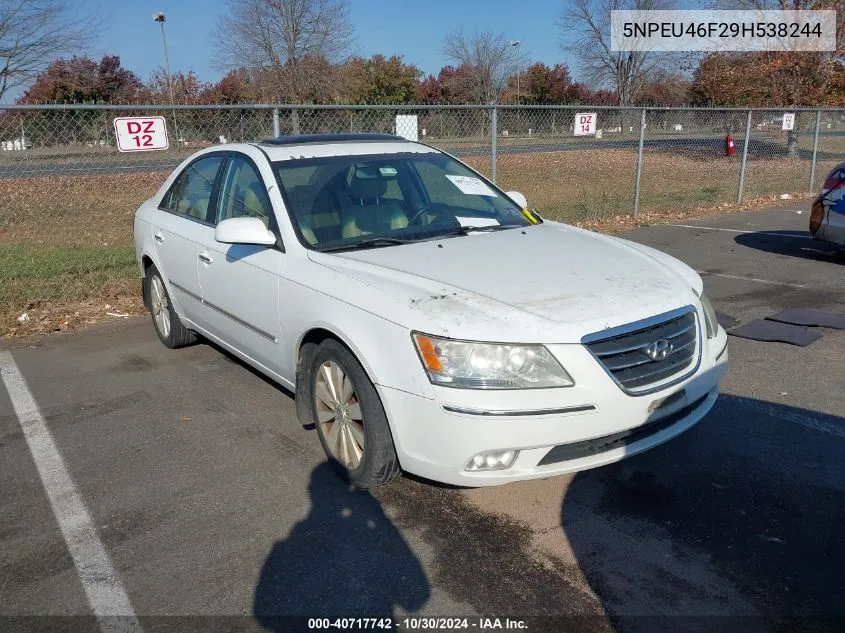 2009 Hyundai Sonata Limited V6 VIN: 5NPEU46F29H538244 Lot: 40717742