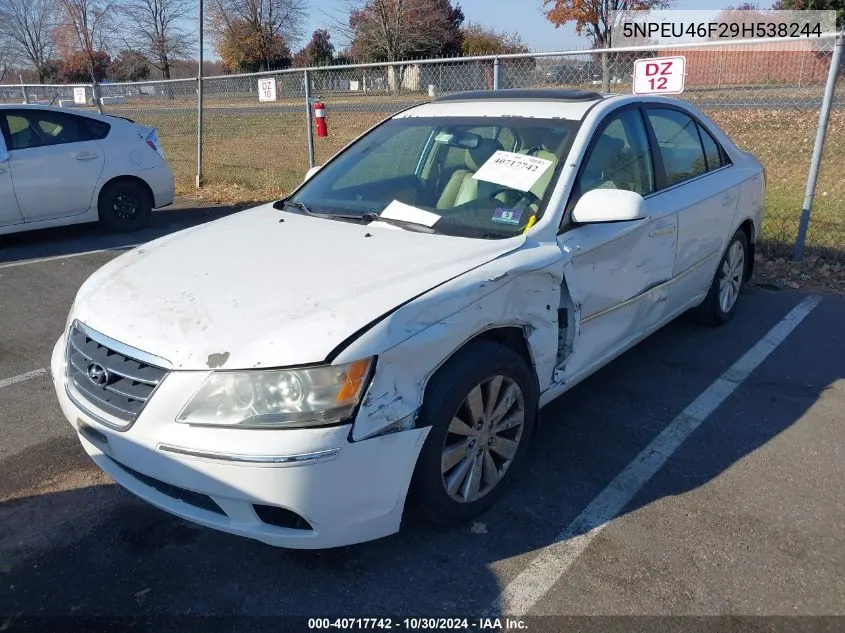 2009 Hyundai Sonata Limited V6 VIN: 5NPEU46F29H538244 Lot: 40717742