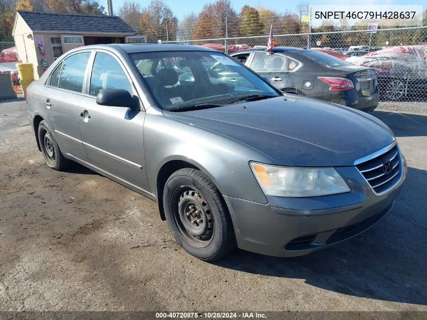 2009 Hyundai Sonata Gls VIN: 5NPET46C79H428637 Lot: 40720875