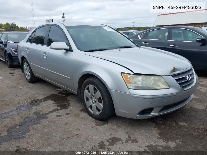 2009 Hyundai Sonata Gls V6 VIN: 5NPET46F29H456033 Lot: 40721020