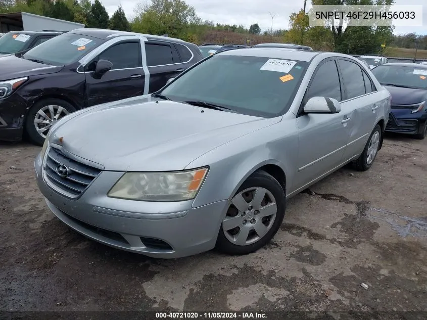 2009 Hyundai Sonata Gls V6 VIN: 5NPET46F29H456033 Lot: 40721020