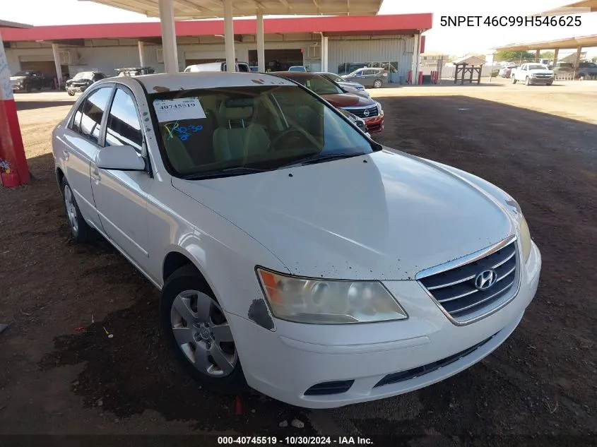 2009 Hyundai Sonata Gls VIN: 5NPET46C99H546625 Lot: 40745519