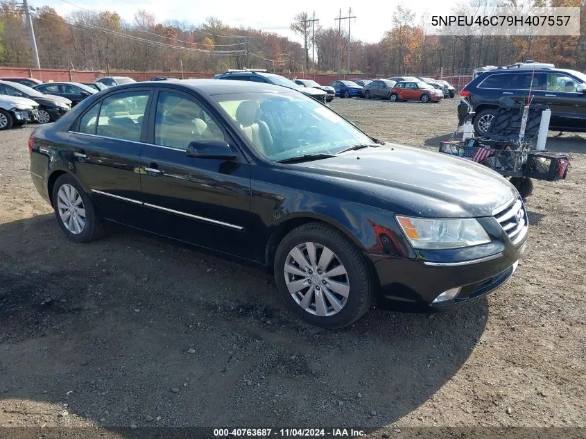 2009 Hyundai Sonata Limited VIN: 5NPEU46C79H407557 Lot: 40763687