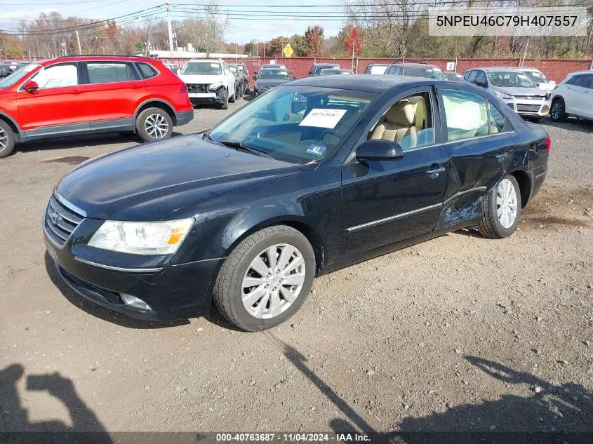 2009 Hyundai Sonata Limited VIN: 5NPEU46C79H407557 Lot: 40763687