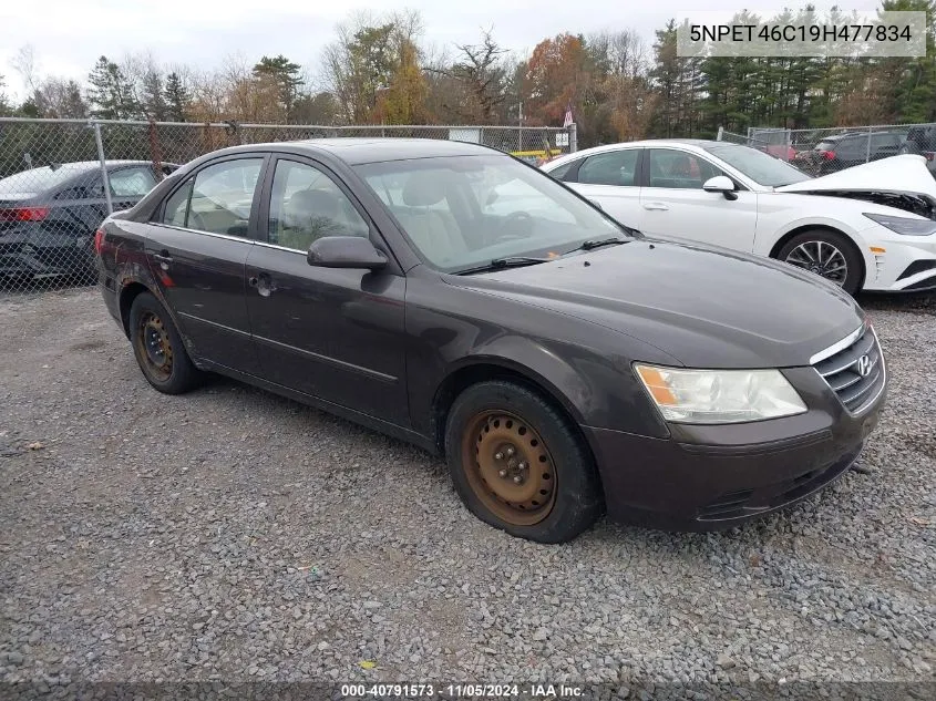 2009 Hyundai Sonata Gls VIN: 5NPET46C19H477834 Lot: 40791573