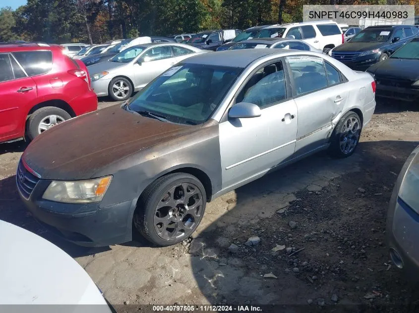 2009 Hyundai Sonata Gls VIN: 5NPET46C99H440983 Lot: 40797505