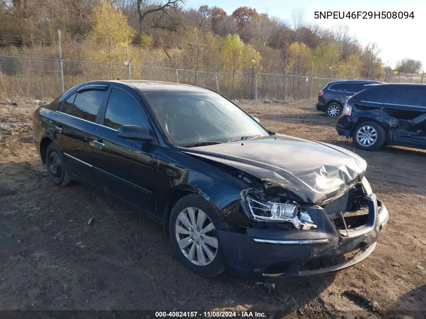 2009 Hyundai Sonata Limited V6 VIN: 5NPEU46F29H508094 Lot: 40824157