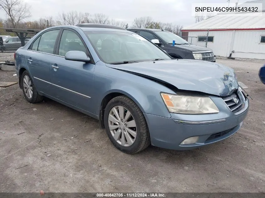 2009 Hyundai Sonata Limited VIN: 5NPEU46C99H543432 Lot: 40842705