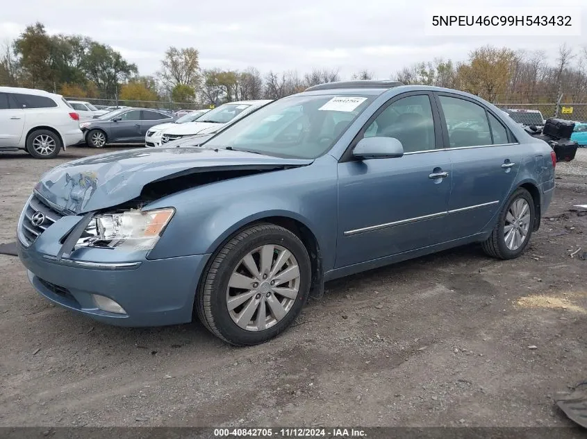 2009 Hyundai Sonata Limited VIN: 5NPEU46C99H543432 Lot: 40842705