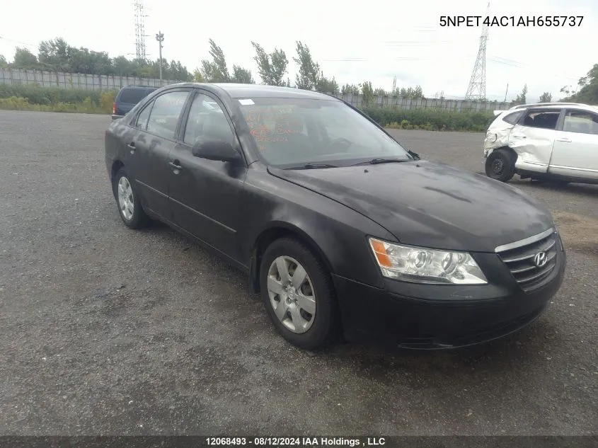 5NPET4AC1AH655737 2010 Hyundai Sonata Gls