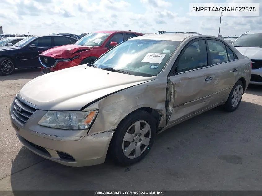 2010 Hyundai Sonata Gls VIN: 5NPET4AC8AH622525 Lot: 39640847