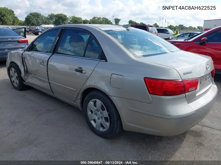 2010 Hyundai Sonata Gls VIN: 5NPET4AC8AH622525 Lot: 39640847