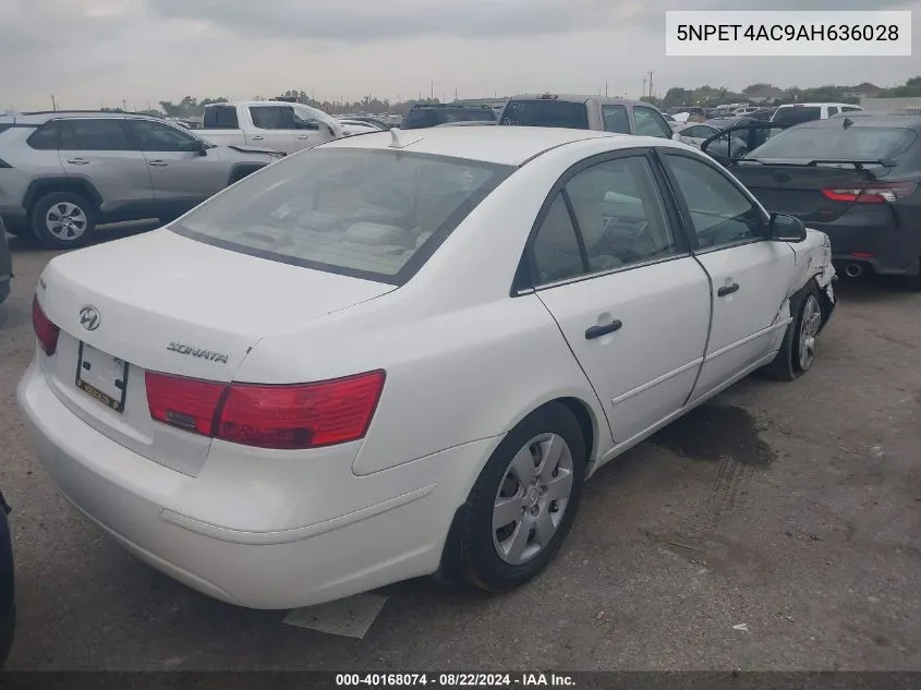 5NPET4AC9AH636028 2010 Hyundai Sonata Gls