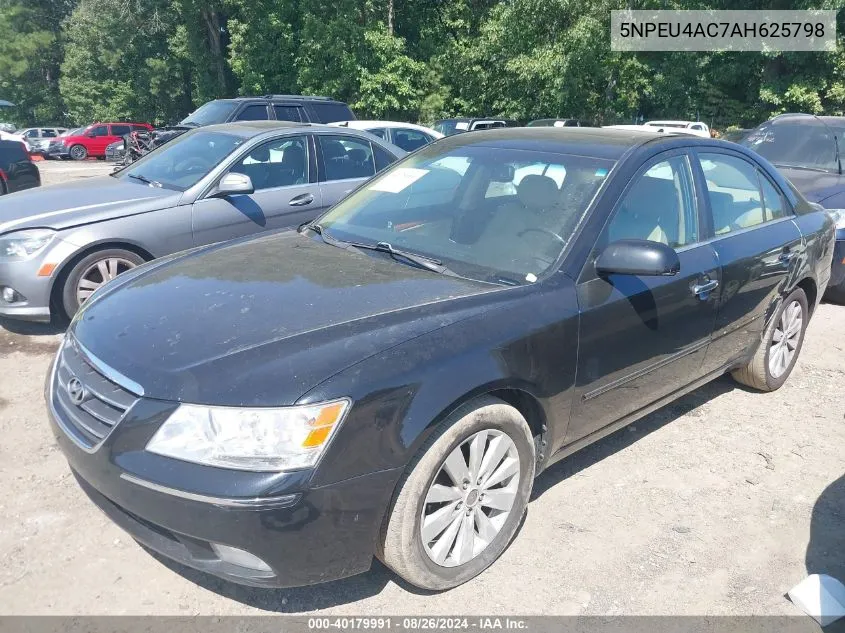 2010 Hyundai Sonata Limited VIN: 5NPEU4AC7AH625798 Lot: 40179991