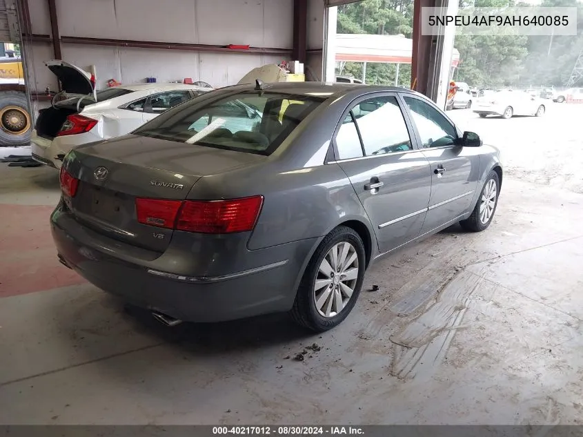 2010 Hyundai Sonata Limited V6 VIN: 5NPEU4AF9AH640085 Lot: 40217012