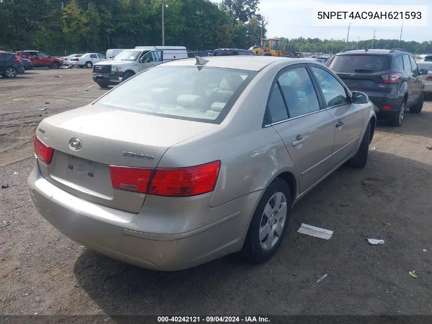 2010 Hyundai Sonata Gls VIN: 5NPET4AC9AH621593 Lot: 40242121