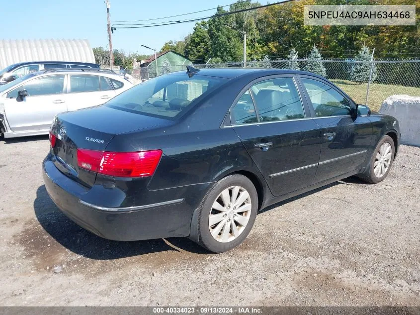 2010 Hyundai Sonata Limited VIN: 5NPEU4AC9AH634468 Lot: 40334023