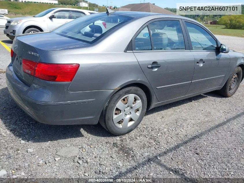 5NPET4AC2AH607101 2010 Hyundai Sonata Gls