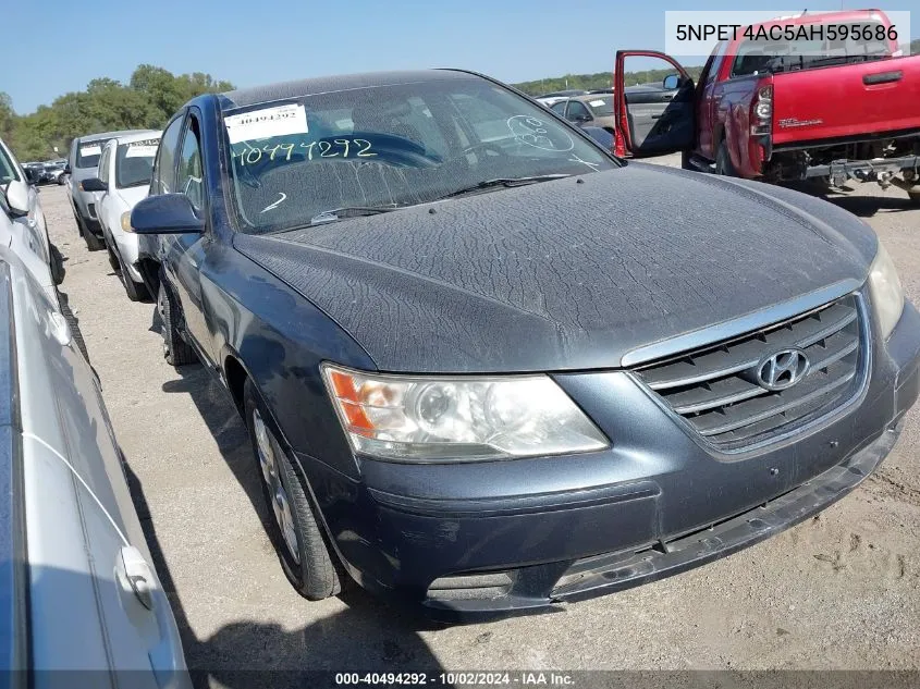 2010 Hyundai Sonata Gls VIN: 5NPET4AC5AH595686 Lot: 40494292