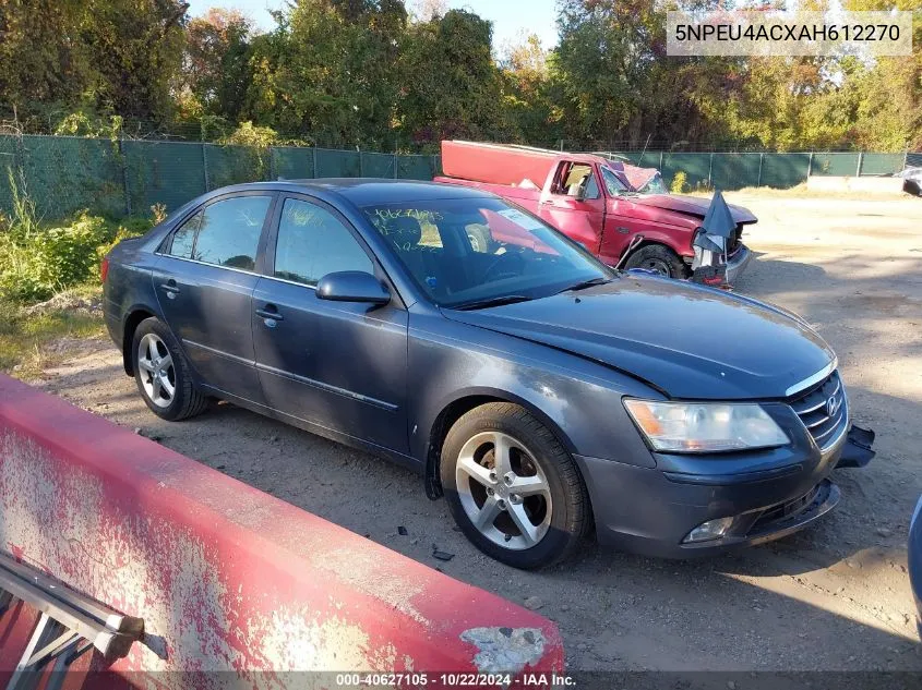 2010 Hyundai Sonata Se VIN: 5NPEU4ACXAH612270 Lot: 40627105