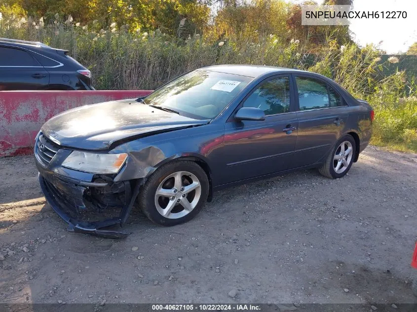 2010 Hyundai Sonata Se VIN: 5NPEU4ACXAH612270 Lot: 40627105