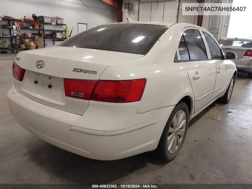 5NPET4AC7AH656407 2010 Hyundai Sonata Gls