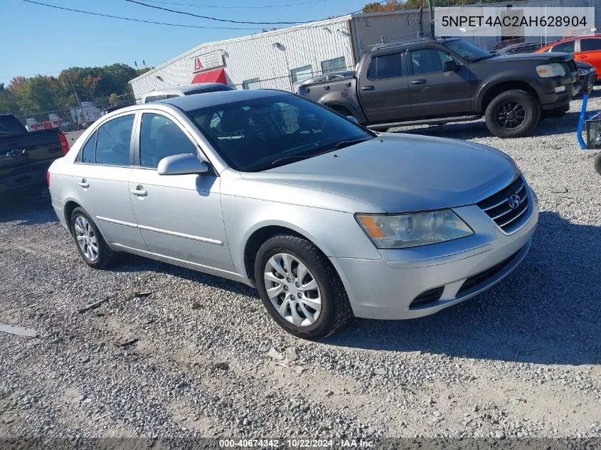 2010 Hyundai Sonata Gls VIN: 5NPET4AC2AH628904 Lot: 40674342