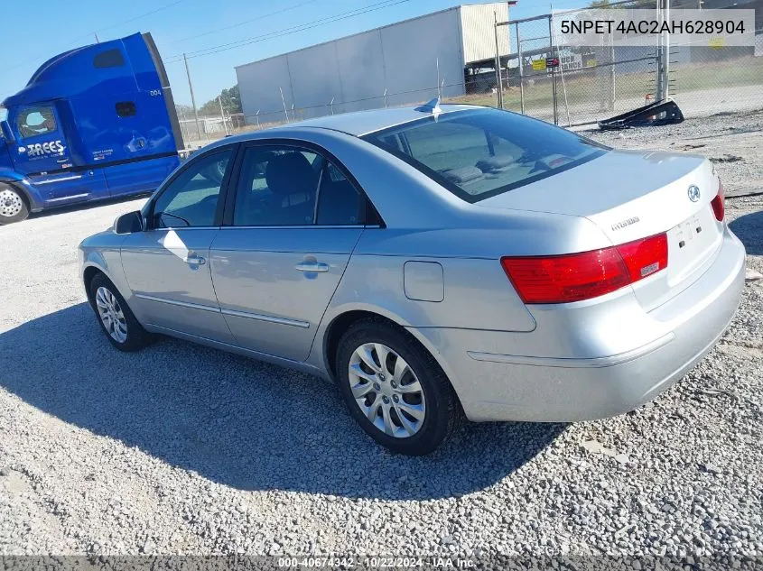 2010 Hyundai Sonata Gls VIN: 5NPET4AC2AH628904 Lot: 40674342