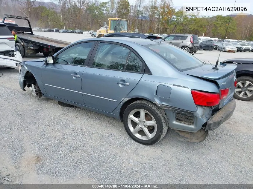 2010 Hyundai Sonata Gls VIN: 5NPET4AC2AH629096 Lot: 40748780