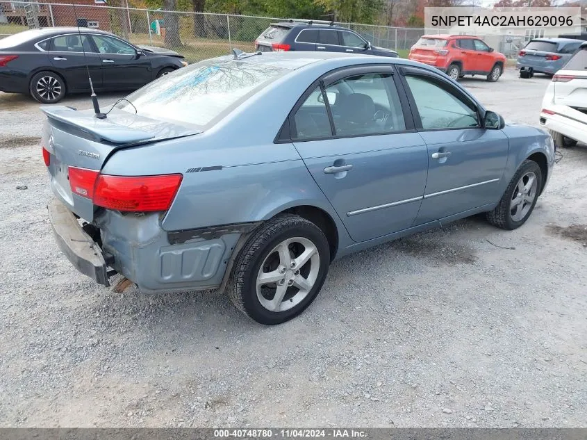 2010 Hyundai Sonata Gls VIN: 5NPET4AC2AH629096 Lot: 40748780