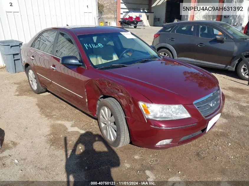 2010 Hyundai Sonata Limited VIN: 5NPEU4AC9AH631392 Lot: 40750123