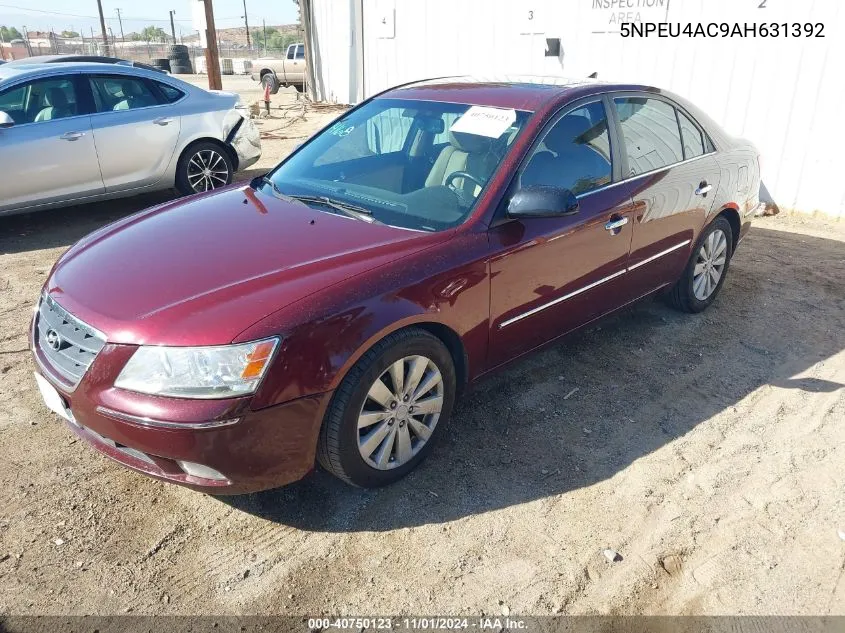 2010 Hyundai Sonata Limited VIN: 5NPEU4AC9AH631392 Lot: 40750123